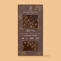 40% Vegan Milk Chocolate Caramel & Fleur de Sel (10 count)