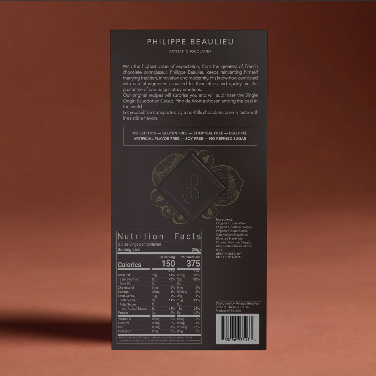 70% Dark Chocolate Caramelized Hazelnuts