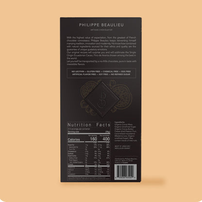 70% Dark Chocolate Passion Fruit & Caramelized Macadamia (10 count)