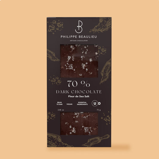 70% Dark Chocolate with Fleur de Sel