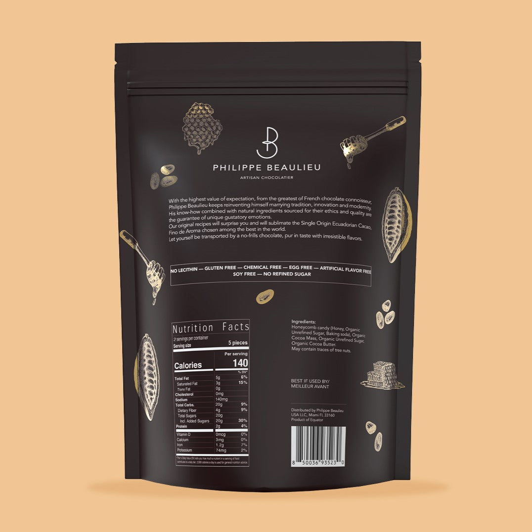 70% Dark Chocolate Covered Honeycomb (5 counts)
