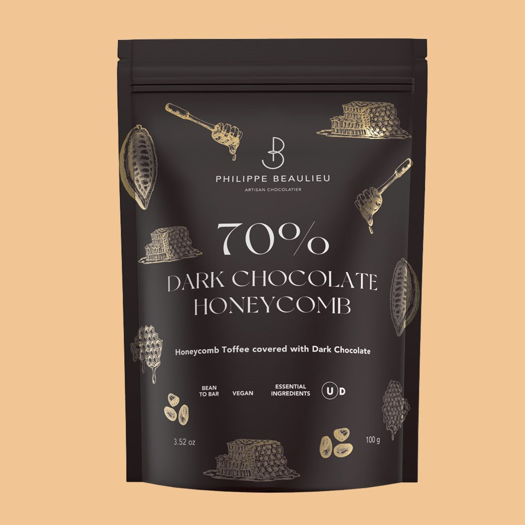 70% Dark Chocolate Covered Honeycomb