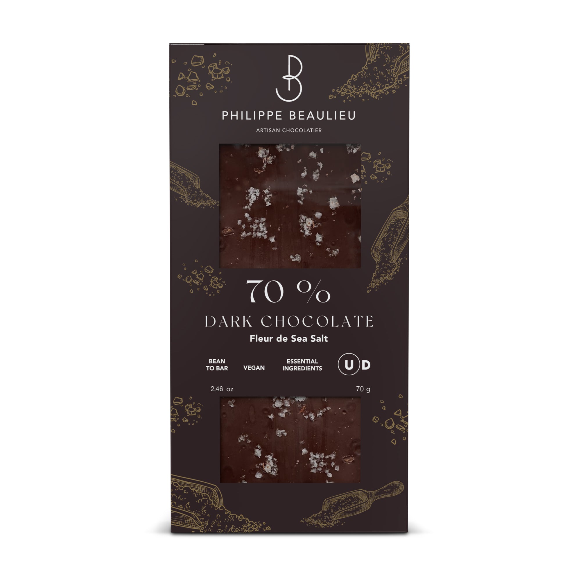 菓子 PHILIPPE BEL Palet Caramel au Chocolat PHILIPPE BEL Palet Caramel au Chocolat