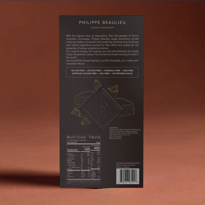 70% Dark Chocolate Nougatine Almond Brittle