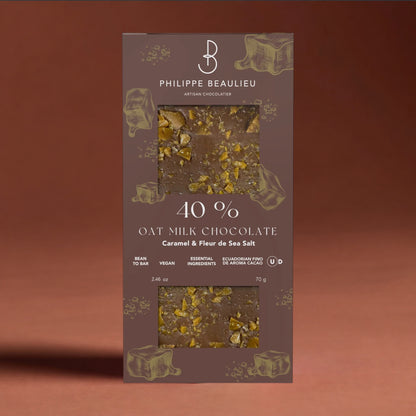 40% Vegan Milk Chocolate Caramel & Fleur de Sel
