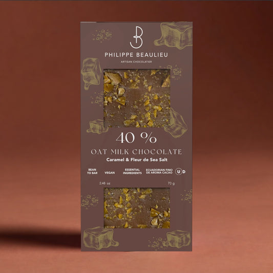 40% Vegan Milk Chocolate Caramel & Fleur de Sel