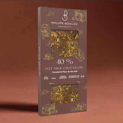 40% Vegan Milk Chocolate Caramel & Fleur de Sel