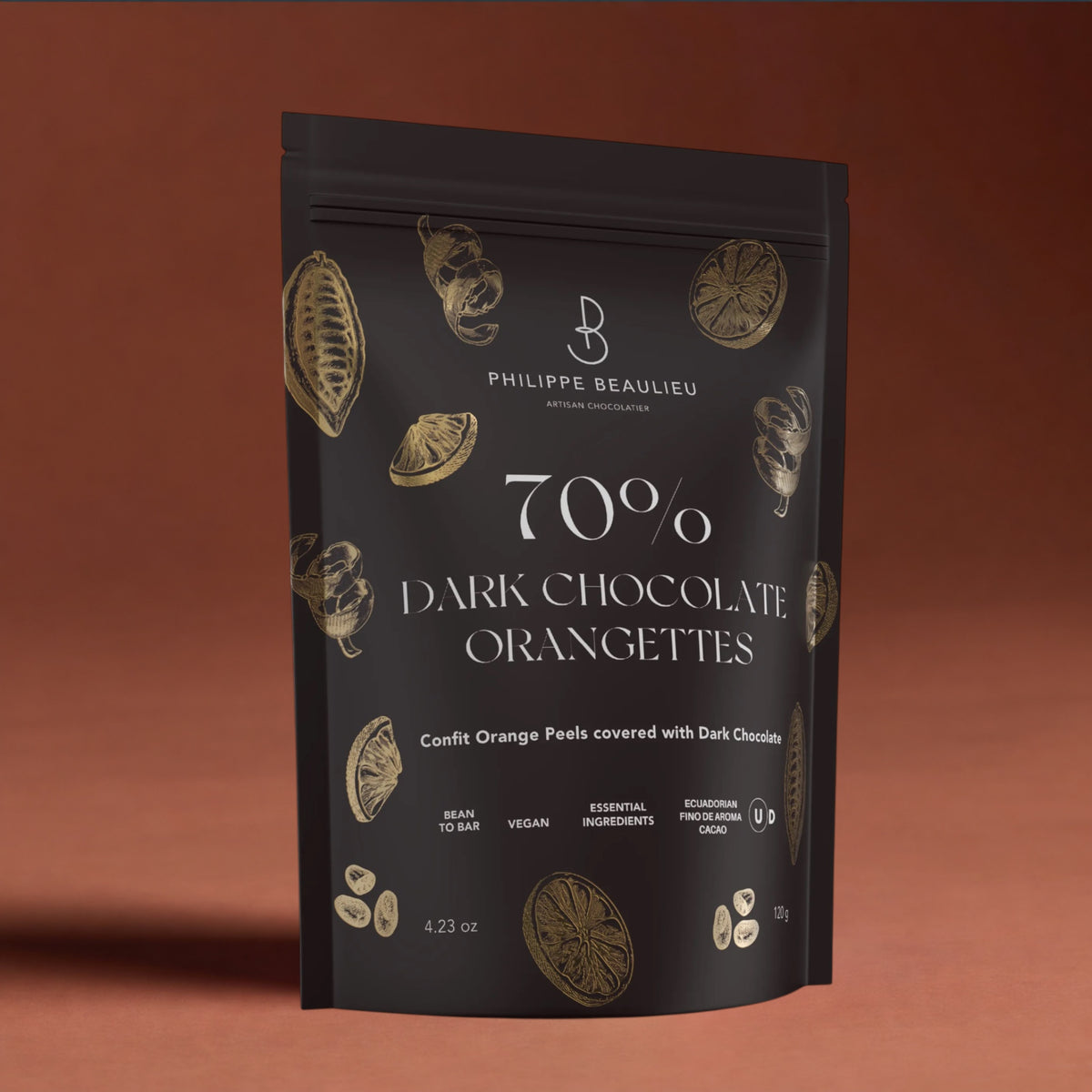 70% Dark Chocolate Covered Orange Peels