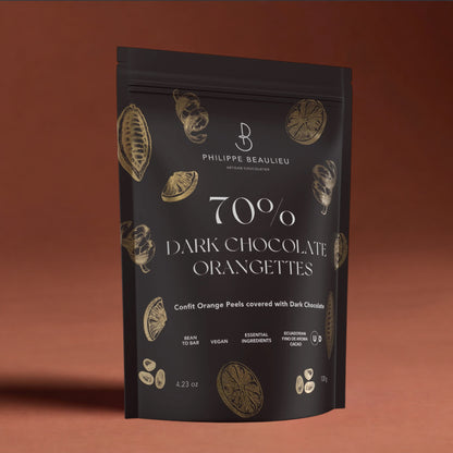 70% Dark Chocolate Covered Orange Peels