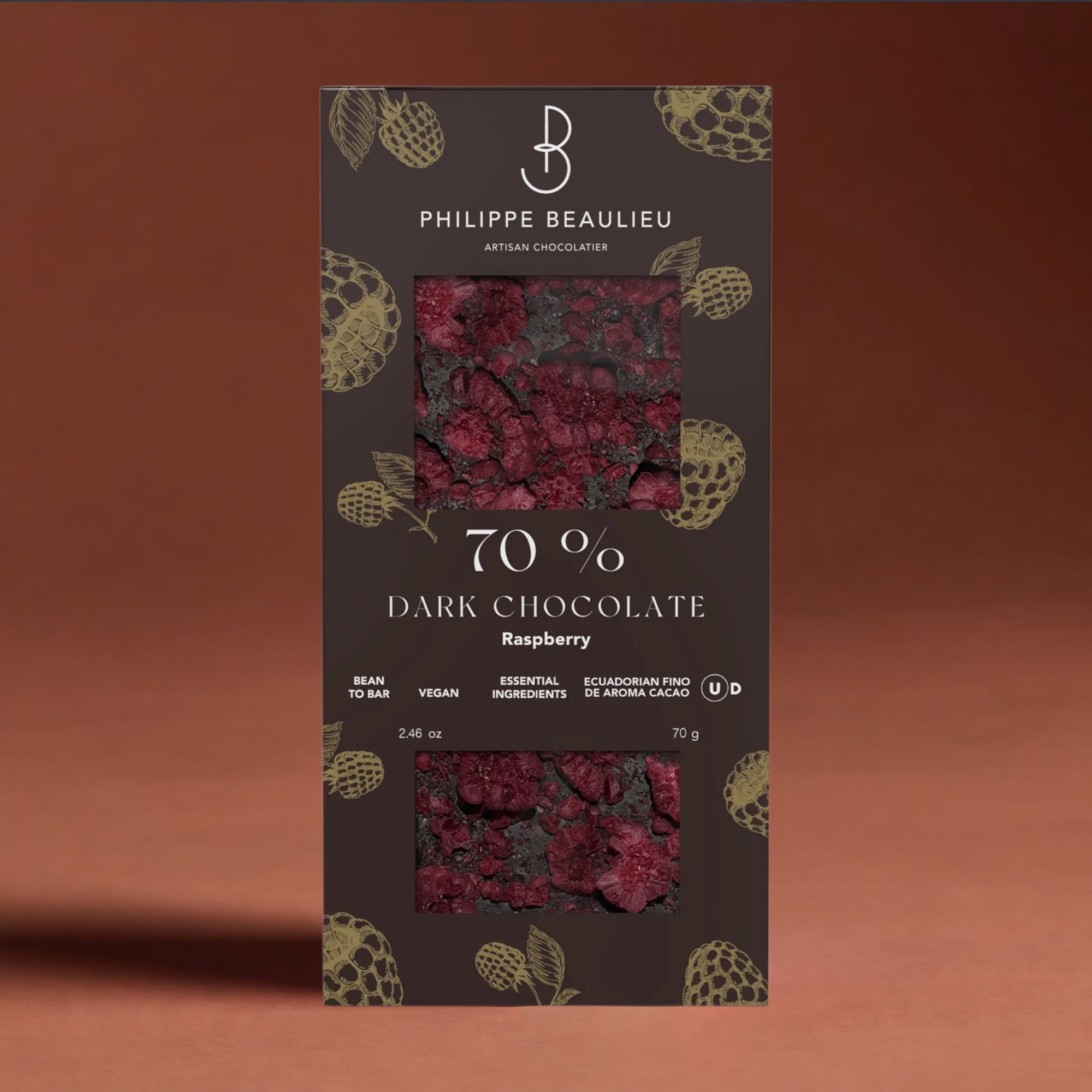 70% Dark Chocolate Raspberries