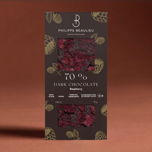 70% Dark Chocolate Raspberries