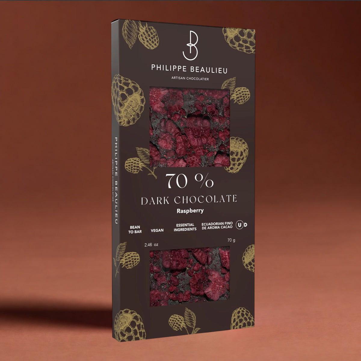 70% Dark Chocolate Raspberries