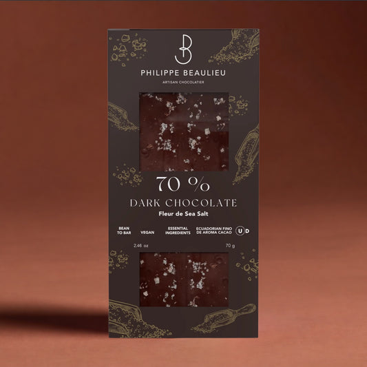 70% Dark Chocolate with Fleur de Sel