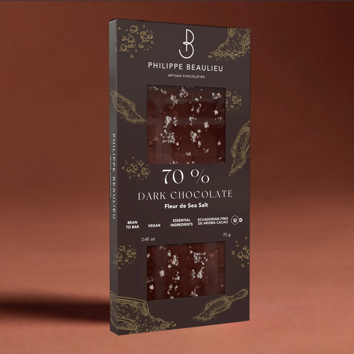 70% Dark Chocolate with Fleur de Sel